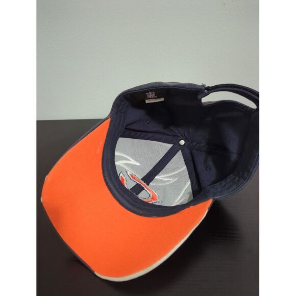 90's Vintage Chicago Bears‎ Reebok Shark Tooth Hat NFL Adjustable Unique Pattern - Picture 5 of 6